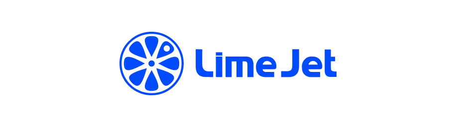 LimeJet logo - sustainable transportation and rental service